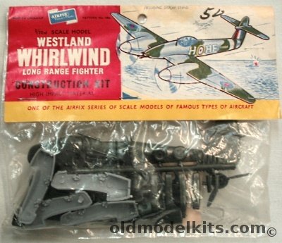 Airfix 1/72 Westland Whirlwind Long Range Fighter, 1406 plastic model kit
